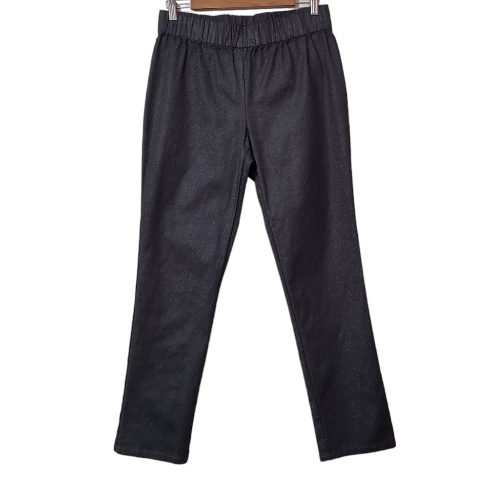Soft Surroundings Sparkle/Glitter Pull-On Pants